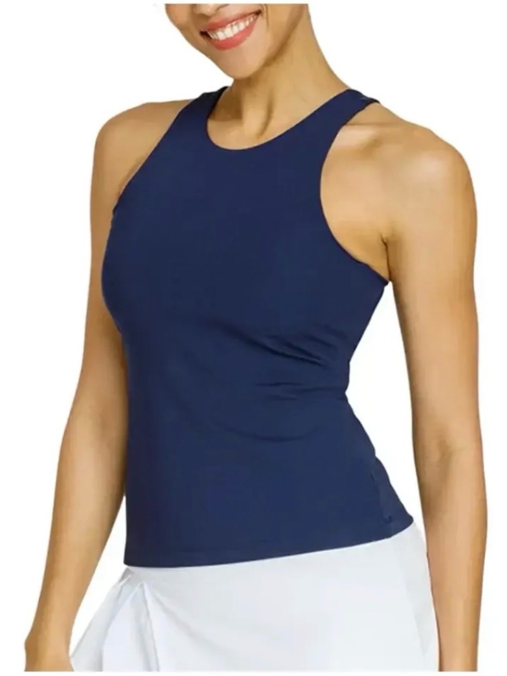 Tail Active Foundation High Neck Tank Navy Blue NWT Golf Tennis Size L